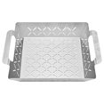thumbnail image 1 of Plateau de Cuisson en Acier Inoxydable BBQ Barbecue Plaque Anti-Fuite Filet Panier Outils de Barbecue, 1 of 6