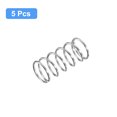 thumbnail image 3 of Unique Bargains Compression Spring, 5 Pack 304 Stainless Steel, 7mm OD, 0.5mm Wire, 15mm Length, 3 of 6