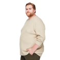thumbnail image 4 of George Big Men's Waffle Crew Neckline Popover, 4 of 6