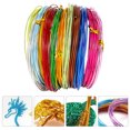 thumbnail image 4 of 12 Rolls Aluminum Craft Wire Flexible Artistic Colored Jewely Beading Wire, 4 of 8