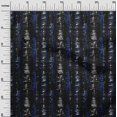 thumbnail image 3 of oneOone Georgette Viscose Medium Blue Fabric Abstracts Sewing Material Print Fabric By The Yard 42 Inch Wide, 3 of 4
