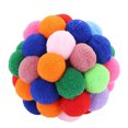 thumbnail image 1 of Jouet pour Chat Balle Multicolore en Peluche Fait Main Jouet Interactif pour Chat, 1 of 7