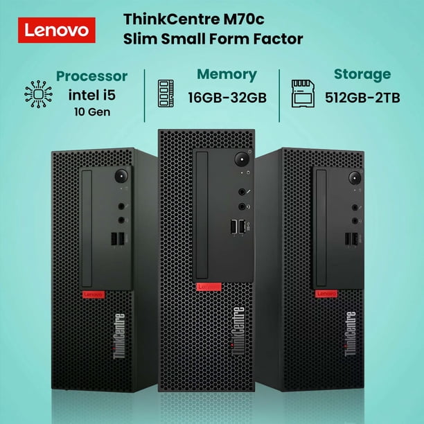 Lenovo ThinkCentre M70c SFF Windows 11 Pro Business Desktop PC