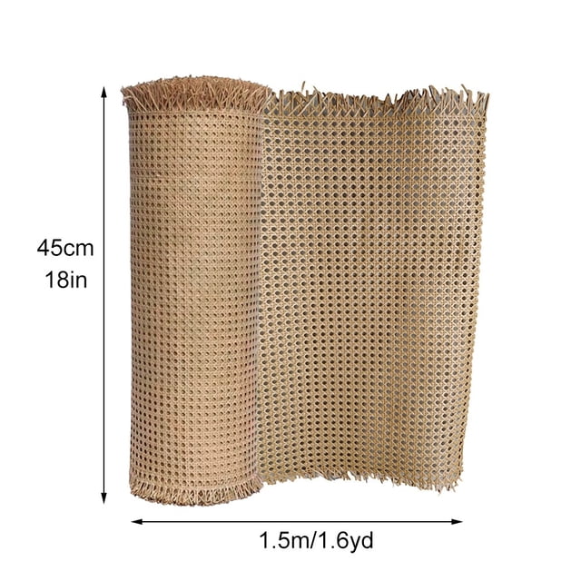 Lefu Feuille de Rouleau en Maille de Rotin, Matériau Cannage pour Chaises, Kit, options Multi-Tailles