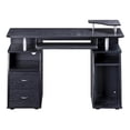 thumbnail image 3 of Scranton & Co Modern MDF Wood Home Office Computer Desk in Espresso, 3 of 8