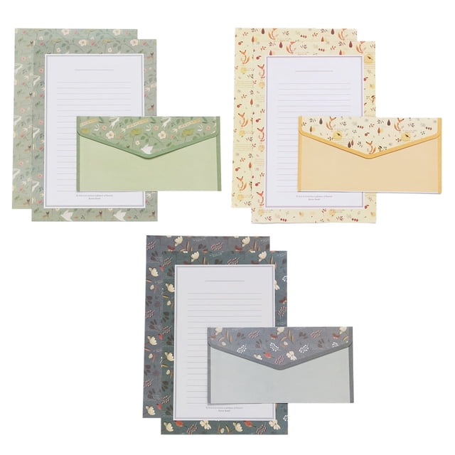 CNKOO Stationary Set Stationery Letter Writing Paper Stationary Paper And Envelopes Set - Style 3