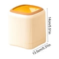 thumbnail image 3 of Birdeem Bathroom Trash Can, Bathroom Trash Can, Open Desktop Trash Can Small Plastic Trash Can Bathroom Trash Can Mini Trash Can for Owner or Guest Bathroom Bedroom Garage Laundry Room, 3 of 6
