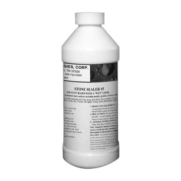 Stone Technologies Corp Non Gloss Natural Finish Invisible Solvent Based Concrete Brick Paver Sealer X-3S (1 Quart)