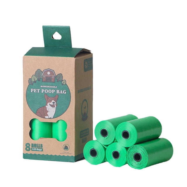 Biodegradable Dog Waste Bags Disposable Thick Pet Poop Bags for Cleaning and Sanitary Disposal