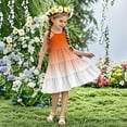 thumbnail image 2 of Tranfacy Robes d'Été pour Ados, Robe d'Été pour Filles, Robe d'Été Boho pour Fille 4-14 Ans à Dégradé de Couleurs, Décontractée, Sans Manches, à Étages, Style Nuisette, 2 of 7
