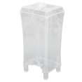 thumbnail image 1 of Cotton Pad Dispenser, Cotton Pad Holder, Makeup Cotton Organizer Container, Storage Box Container, Bottom Opening with Cover for Bathroom Vanity Countertop, 1 of 7