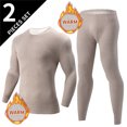 thumbnail image 2 of Men's Thermal Underwear Set Lined Base Layer Soft Warm Winter Long Top Bottom For Cold Weather, 2 of 9