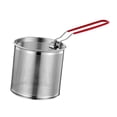 thumbnail image 1 of Tnarru Panier de Friteuse en Acier Inoxydable Panier de Cuisine Multifonction pour Friture avec Poignée pour Frites Spaghetti de Service 12 cm, 1 of 8