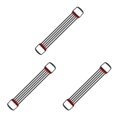 thumbnail image 1 of Decodeary 30-150lbs Chest Expander Rally Strap Elastic Band Rope Resistance Leg Foot Black 67 x 11cm 3Set, 1 of 6