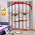 thumbnail image 3 of Abbracc 2x Waterproof Polyester Fabric Bathroom Shower Curtain Panel Decor 9 Hooks Style3, 3 of 9