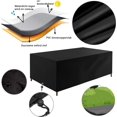 thumbnail image 3 of JFBUJC Patio Furniture Covers Waterproof, Heavy Duty 210D Oxford Furniture Set Covers for All Weathers Windproof Anti-UV for Outdoor Rattan Table and Chairs, 3 of 5