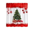 thumbnail image 2 of Birdeem Doublure de Rideau de Douche, Crochets de Rideau de Douche, Rideau de Douche de Noël Motif Arbre de Noël Rideau de Douche Rideau de Dortoir Rideau Séparateur de Pièce, Ensemble de Rideaux de Douche, Rideaux de Douche pour Salle de Bain, 2 of 6