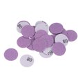 thumbnail image 1 of Unique Bargains 25 Pack 1-Inch Purple Sanding Discs 80 Grits Hook & Loop Professional Aluminum Oxide Sandpaper Mini Size, 1 of 5