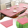 thumbnail image 1 of Nappe d'Extérieur à Bande Élastique, Housse en Caoutchouc, Motif à Carreaux, Extensible pour Camping, Banquets et Fêtes, 1 of 7