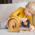 thumbnail image 3 of Wooden English Letter Savings Can with Transparent Glass Front for Kids Money Saving, 3 of 6