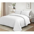 thumbnail image 3 of Swift Home Ultra Soft Solid Duvet Cover Set, King, White, 3 of 4