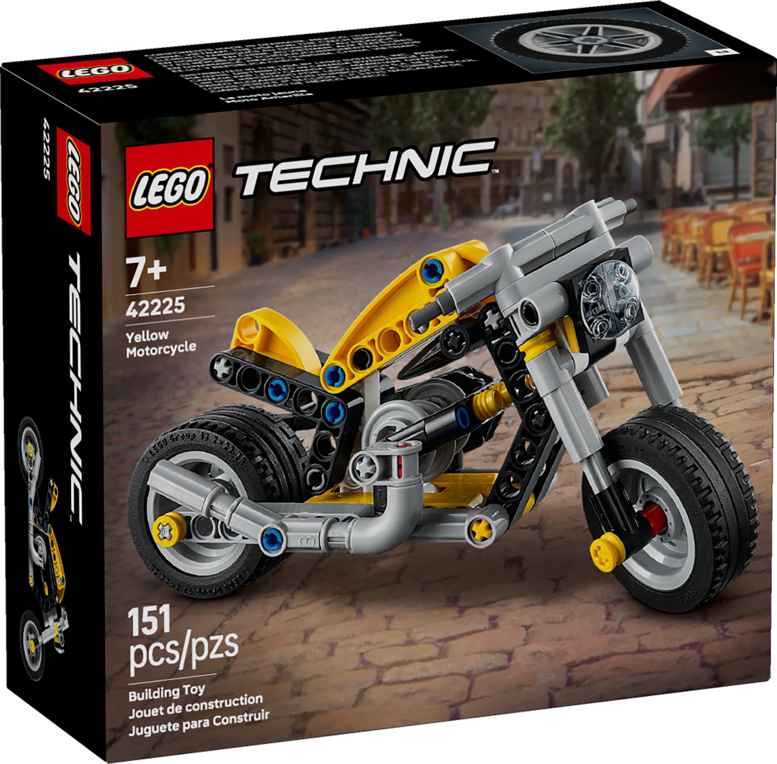 LEGO Technic La Moto Jaune, Jeu de construction 42225
