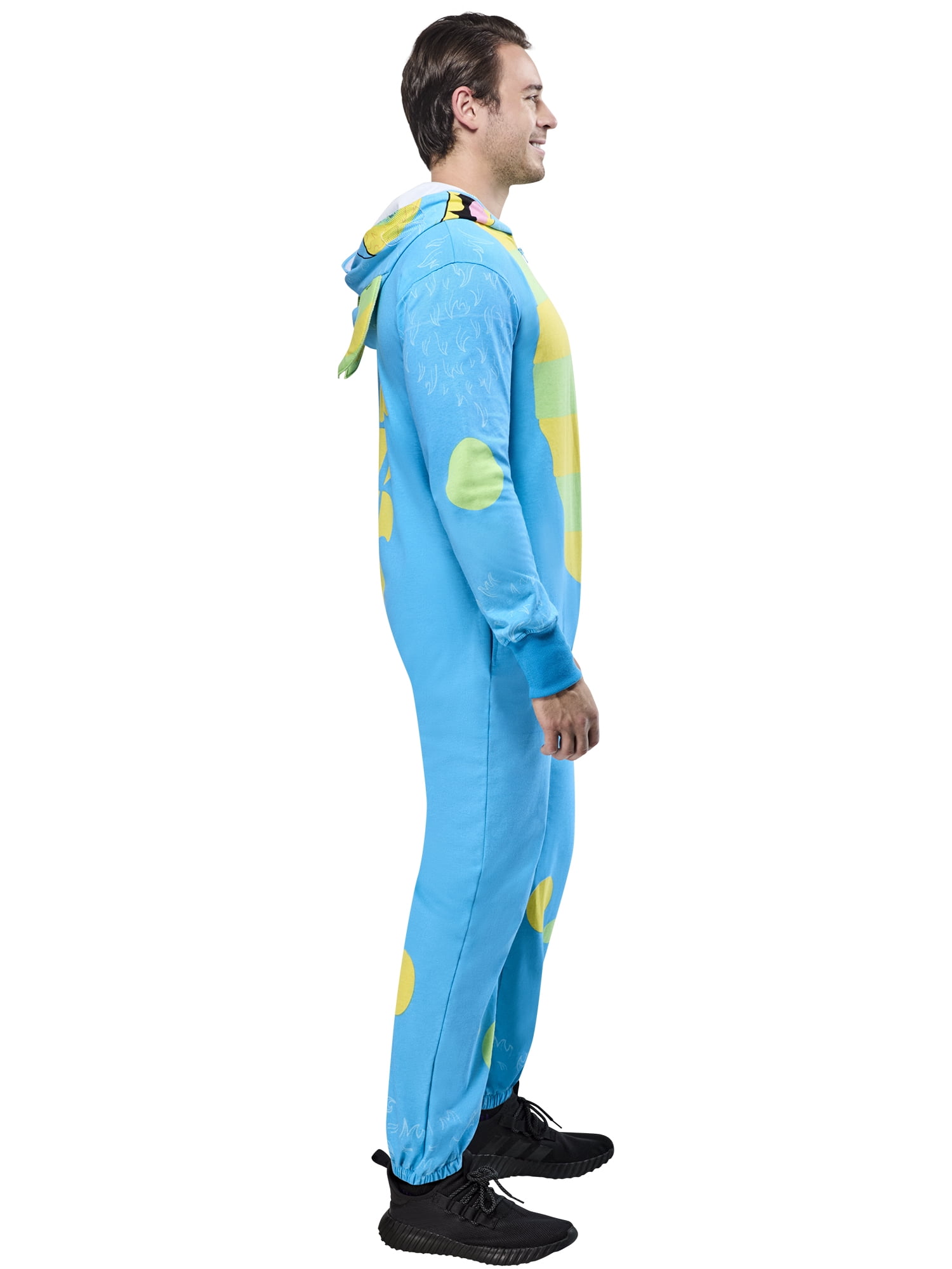 Costume Zipsters Monstre Bleu Masked-Up pour Adultes par Rubies, Unisexe