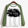 thumbnail image 5 of Mode Chandails à Capuchon pour Femmes 2023 T-shirt Imprimé Manches Longues Blouse Col Rond Hauts Décontractés Chandail en Molleton 50 % de Réduction Costumes Halloween/noël, 5 of 5
