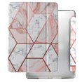 thumbnail image 1 of DuraSafe Cases iPad Mini 6th Gen 2021 8.3 Inch [ Mini 6 ] MK893LL/A MLX43LL/A MK8E3LL/A MK8C3LL/A Shock Proof Magnetic Dual Angle Stand with Honeycomb Pattern Printed Cover - Marble Pink, 1 of 8