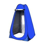 yeacher Portable Outdoor Shower and Changing Tent with Dual Windows, Easy Setup Camping Toilet Tent, Royal Blue Polyester, 47.2x47.2x74.8 Inches, Lightweight 4.2lbs