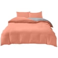 thumbnail image 2 of 4-Piece Washed Cotton Polyester Bedding Set for Dorm Beds | Soft & Breathable Full/Queen Size | Reversible Design with Modern Colors for Students & Kids Rooms, 2 of 6