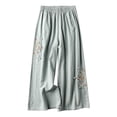 thumbnail image 1 of FNFYFH Liquidation Pantalon en Lin et Coton Doux pour Femme Ample, 1 of 4