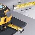 thumbnail image 2 of OUYAWEI 3-in-1 Digital Tape Measure,197Ft Battery Measurement Tool & 16Ft Measuring Tape ＆ Cross Marking,Digital Tape Measure with Historical Data Storage Function,Yellow, 2 of 8