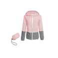 thumbnail image 2 of Faithtur Veste de Pluie Pliable pour Femmes Coupe-Vent à Capuche, 2 of 6