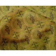 thumbnail image 4 of oneOone Silk Tabby Fabric Floral & Paisley Block Print Sewing Fabric BTY 42 Inch Wide, 4 of 4