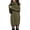 Army Green, variant on cfhntfmh Sweater Dresses for Women Winter Warm Long Sleeve High Neck Pullover Tops Dress Loose Knitted Mini Dress