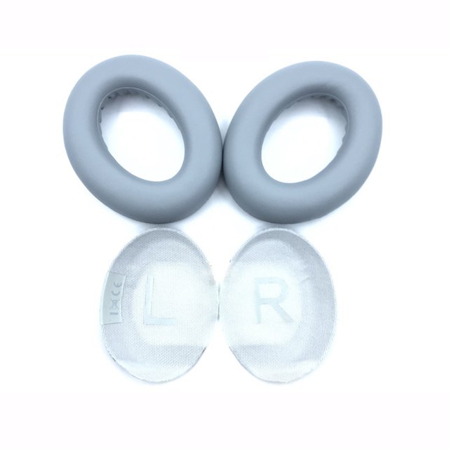 Youkk 1 Paire de Coussinets de Remplacement pour Écouteurs Accessoires de Réparation Mise à Niveau Pièces de Rechange Gris