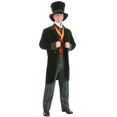 Green Deluxe Adult Mad Hatter Costume