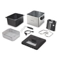 thumbnail image 4 of Hamilton Beach Professional-Style Deep Fryer, 3 Quart Capacity, 1800 Watts, Stainless Steel, 35035C, 4 of 5