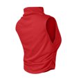 thumbnail image 4 of Mode Femmes T-Shirt Sans Manches Uni Blouse Chemises Gilet Court Ajusté Hauts, 4 of 4