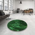 thumbnail image 4 of Ahgly Tapis Rectangulaire Lavable en Machine Intérieur Transitionnel Vert Forêt Foncé, 2 Pieds x 5 Pieds, 4 of 7