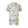thumbnail image 5 of Ensembles d'Été pour Femmes 2023 Ensemble Décontracté Imprimé à la Mode pour Femmes à Col Rond à Manches Courtes avec Haut et Short Ensemble d'Été 2 Pcs pour Femmes en Liquidation, 5 of 5