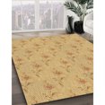 thumbnail image 3 of Ahgly Company Tapis d'Intérieur Ronds Transitionnels Orange Lavables à la Machine, 7 Pieds Rond, 3 of 7