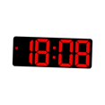 thumbnail image 2 of GUOOL Horloge Murale Numérique à Intensité Réglable, Réveil de Bureau à DEL pour Adultes, Apprentissage, Rouge, 2 of 9