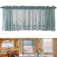 thumbnail image 1 of Window Treatment Fine Workmanship Wide Application Polyester Romantic Flower Curtain Valance Household Supplies, 1 of 7