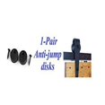 thumbnail image 4 of Anti-Jump Disk Block Hardware 2 Anti-Jump Disk Blocks 2 Screws Frosted Black, 4 of 6