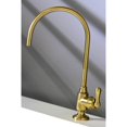 thumbnail image 4 of Kingston Brass KS5197AL Robinet de Filtration d'Eau à une Poignée en Laiton Brossé, 4 of 6