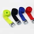 thumbnail image 3 of facefd Leashing Strap Ratchet Tie Cargo Rope Polyester Multicolored Wear-resistance Book Rustproof Buckle Luggage Cable Black, 3 of 9