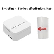 Portable Mini Thermal Printer 203dpi 57mm Printing Stickers Wireless Bluetooth Inkless Pocket Notes List Printer for Home ,Excellent Scanning Performance