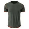 thumbnail image 4 of Besolor Summer Shirts for Men Round Neck Short Sleeve Basic Tops Casual Solid Color Sport Blouse Tees, 4 of 5